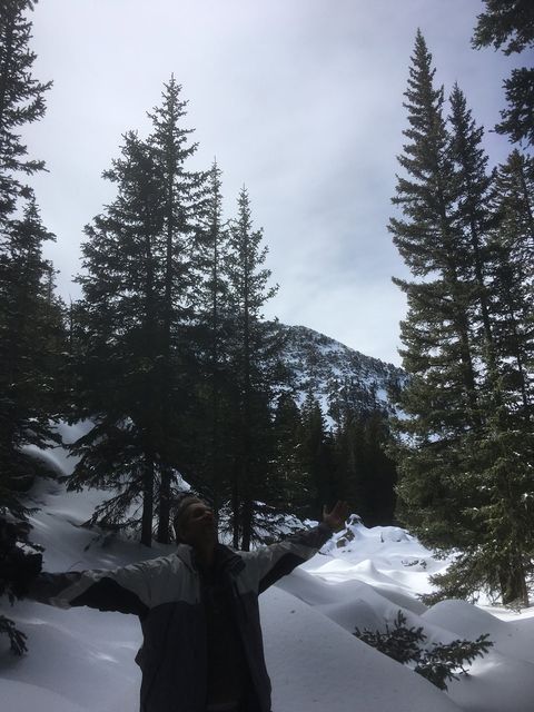 Mountain snow