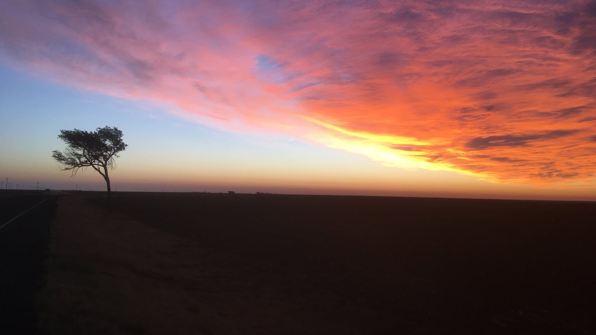 Taos dusk sky